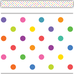 Teacher Created Resources Colorful Dots Straight Border Trim [TCR8325]