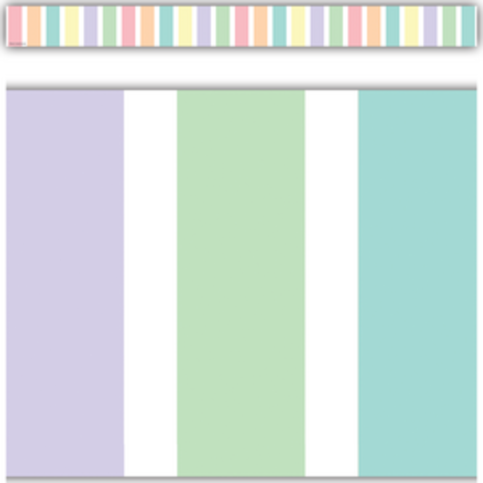 Teacher Created Resources Pastel Pop Stripes Straight Border Trim [TCR8444]