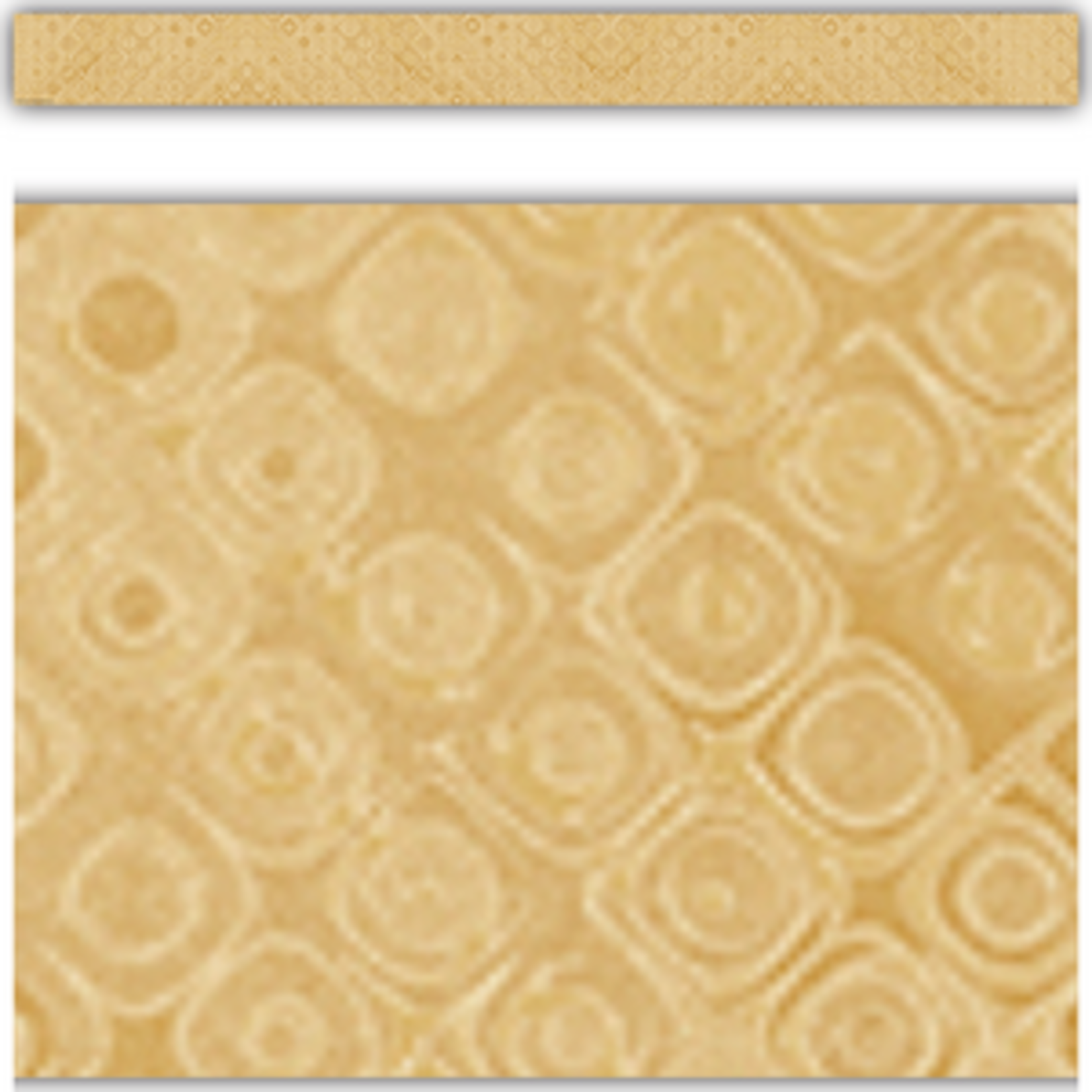 Teacher Created Resources Wonderfully Wild Golden Textile Straight Border Trim [TCR6688]