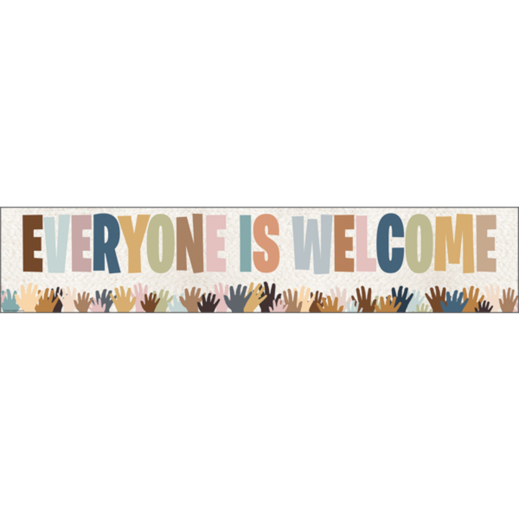 Teacher Created Resources Everyone is Welcome Helping Hands Banner [TCR7131]