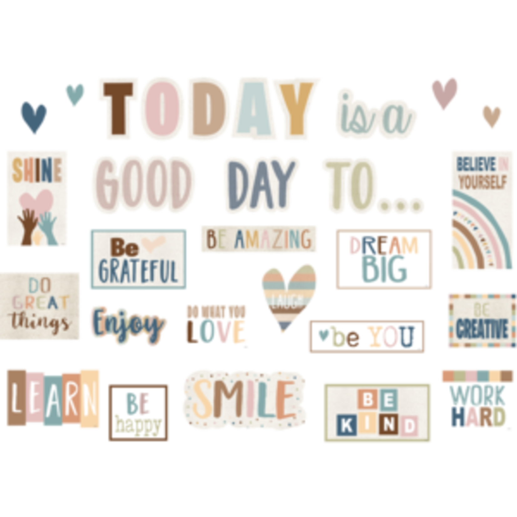 Teacher Created Resources Everyone is Welcome Today is a Good Day Mini Bulletin Board [TCR7163]