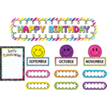 Teacher Created Resources Brights 4Ever Happy Birthday Mini Bulletin Board [TCR6924]