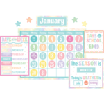 Teacher Created Resources Pastel Pop Calendar Bulletin Board [TCR8411]