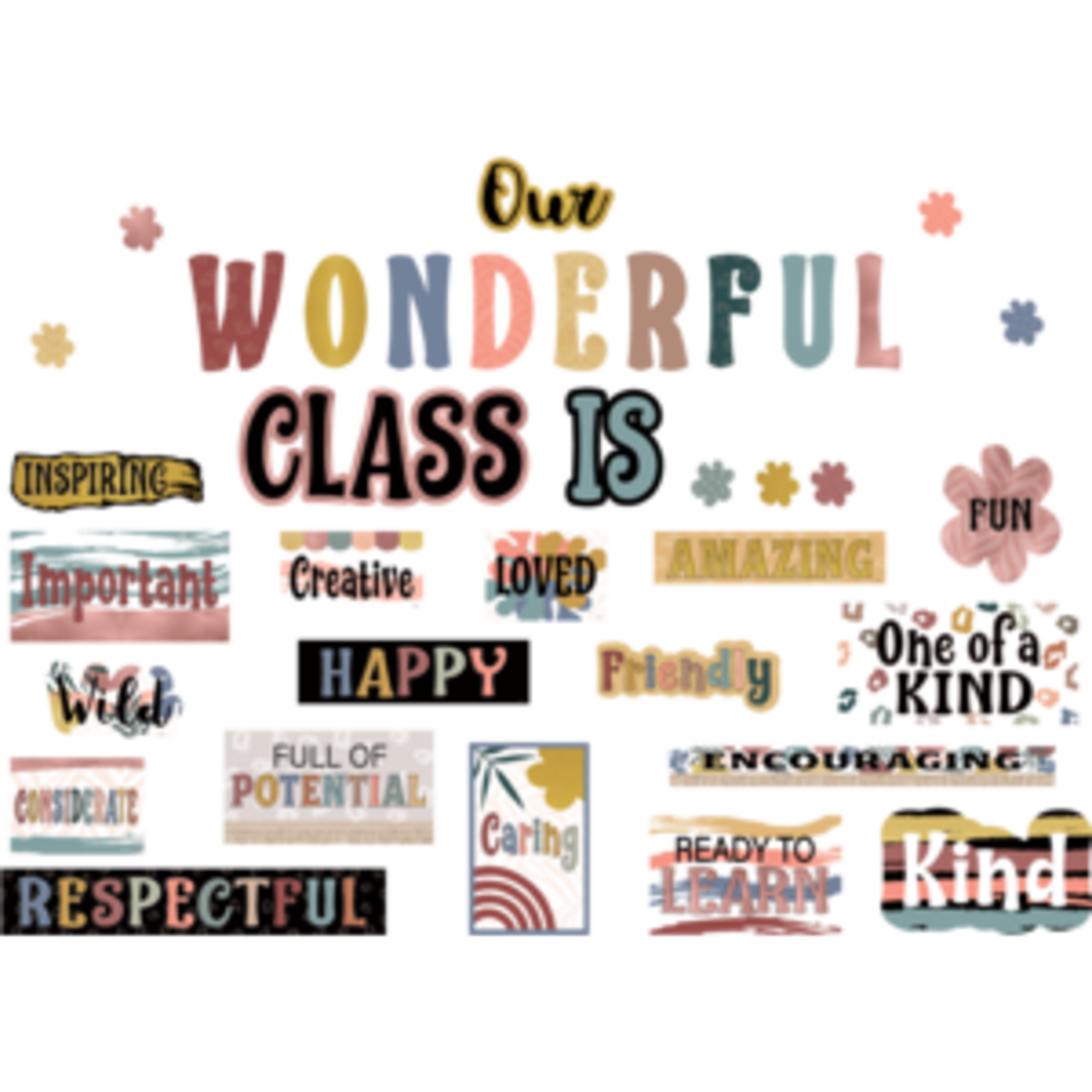 Teacher Created Resources Wonderfully Wild Our Wonderful Class Mini Bulletin Board [TCR6680]