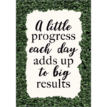 Teacher Created Resources A Little Progress Each Day Adds Up to Big Results Positive Poster [TCR7994]