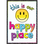 Teacher Created Resources Happy Place Positive Poster [TCR7468]