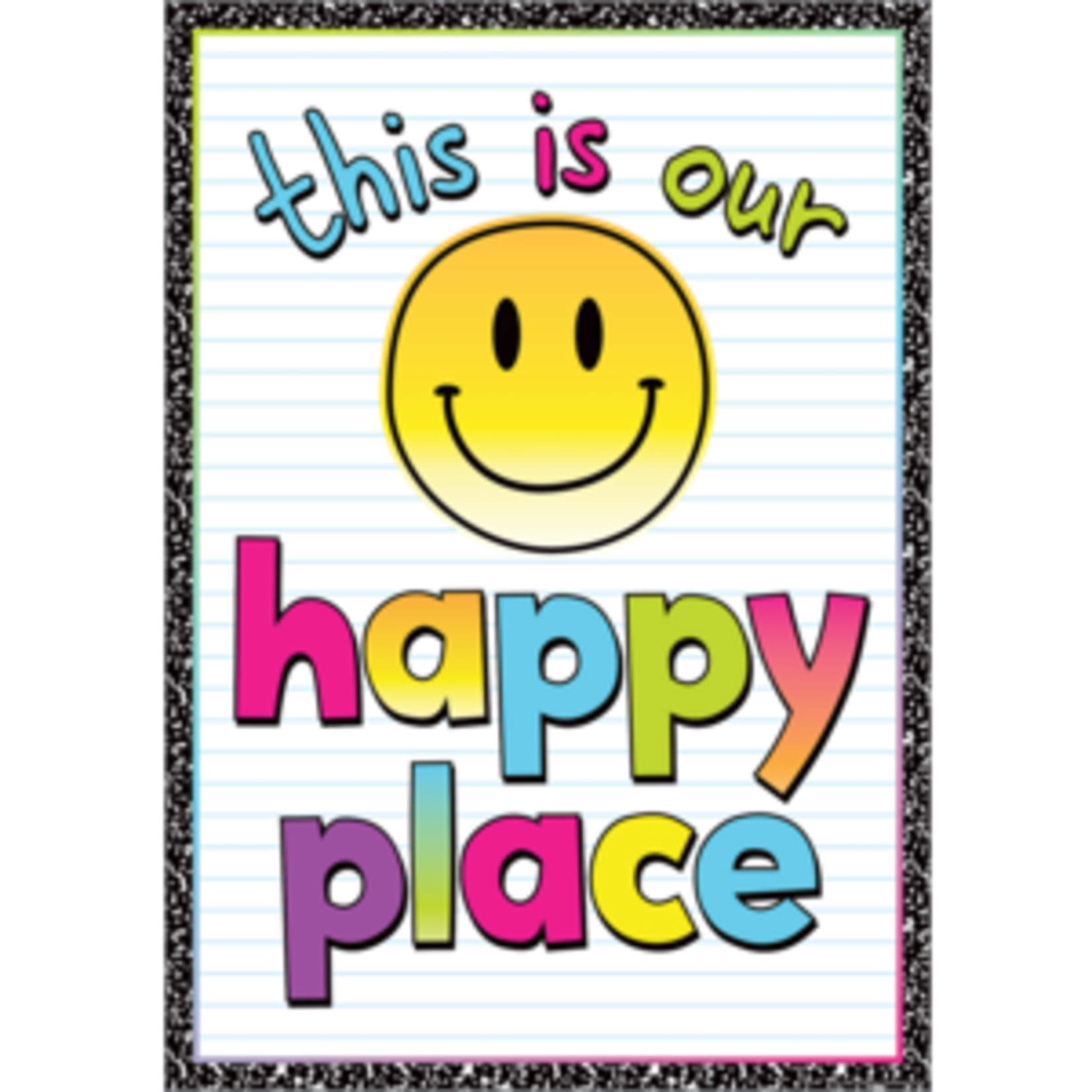 Teacher Created Resources Happy Place Positive Poster [TCR7468]