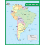 Teacher Created Resources South America Map Chart 17x22 [TCR7656]