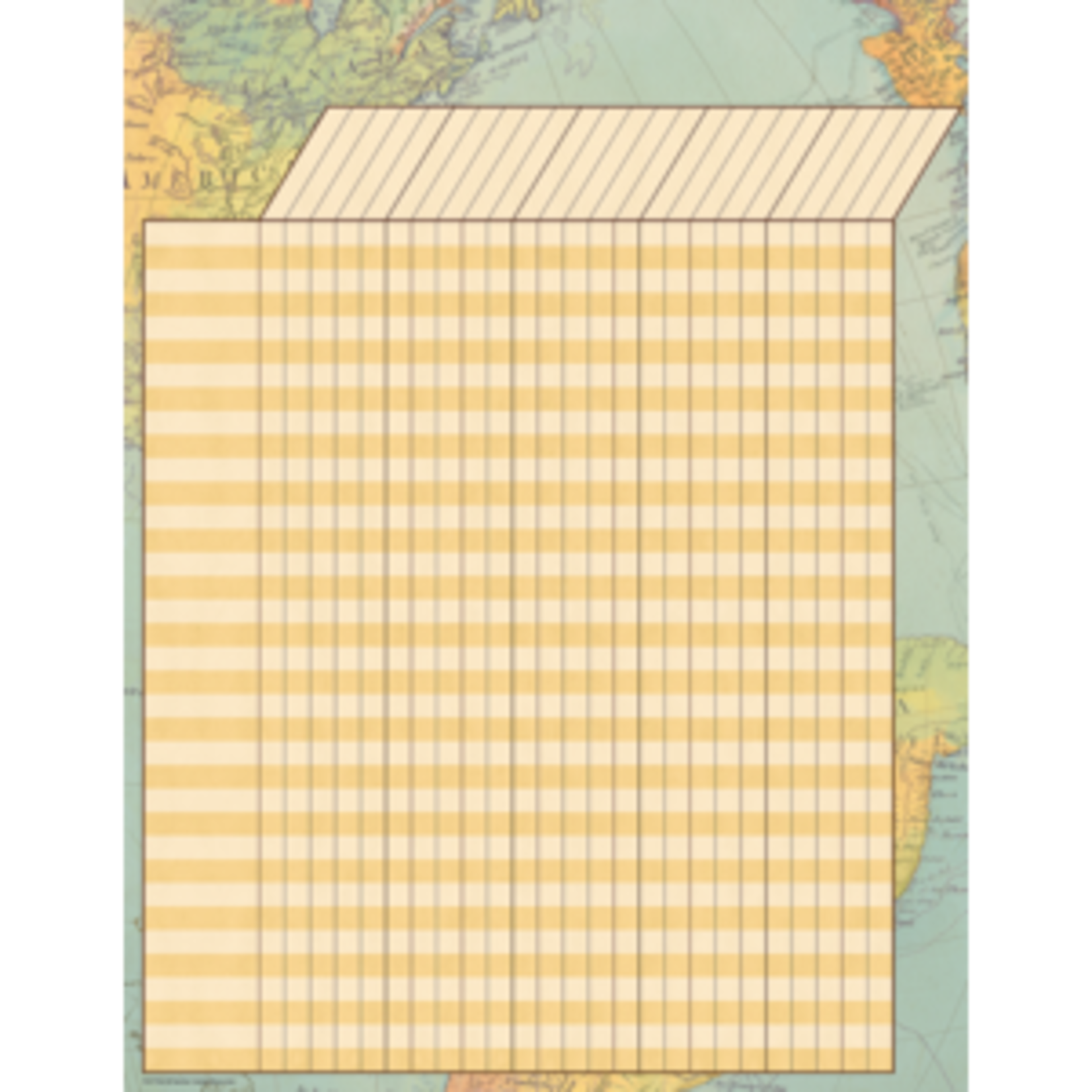 Teacher Created Resources Travel the Map Incentive Chart 17x22 [TCR7964]
