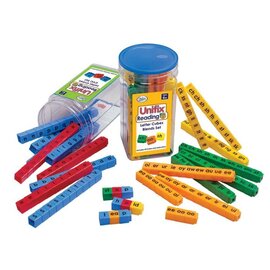 DIDAX Unifix Letter Cubes, CVC/Blends Large Group Set