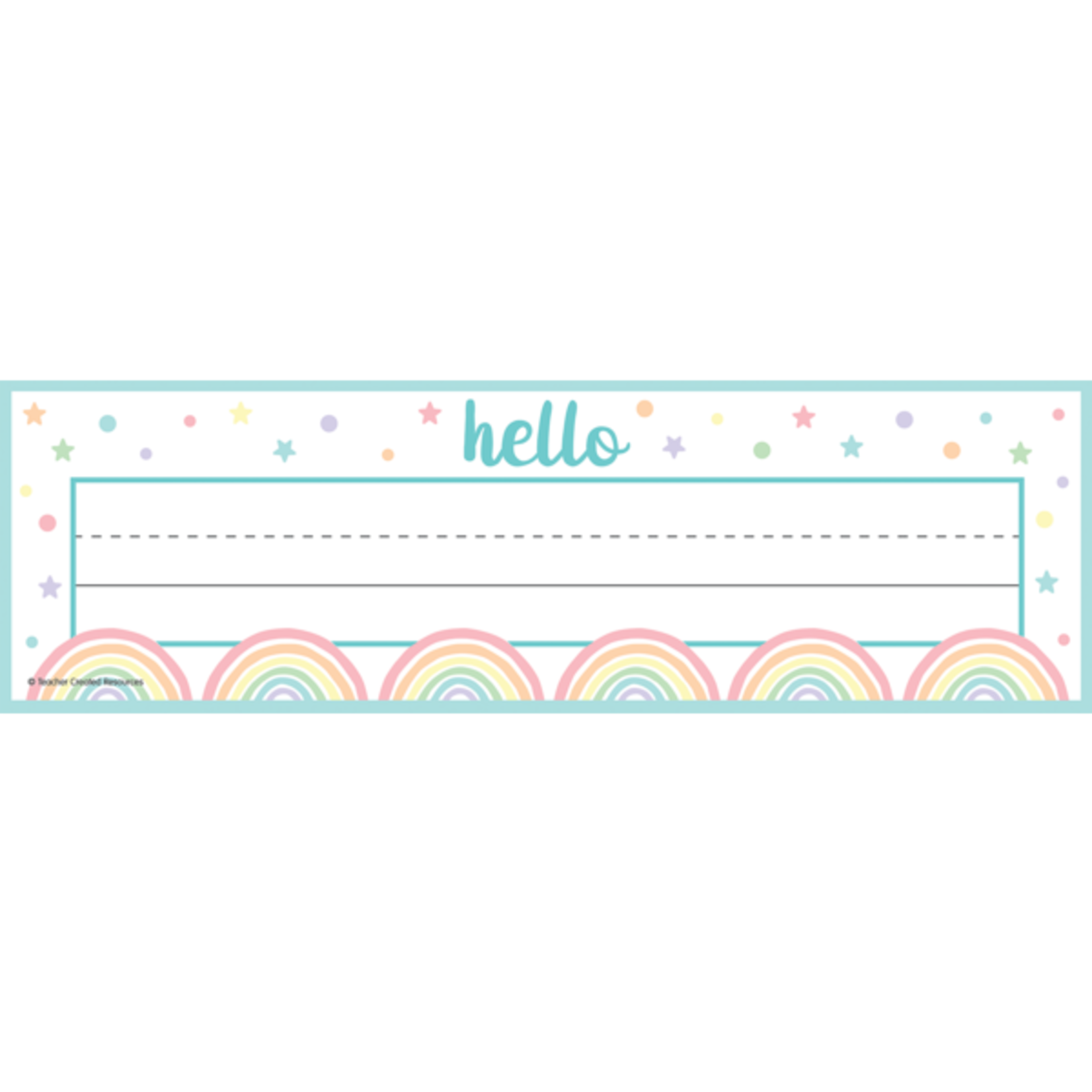 Teacher Created Resources Pastel Pop Flat Name Plates [TCR8422]