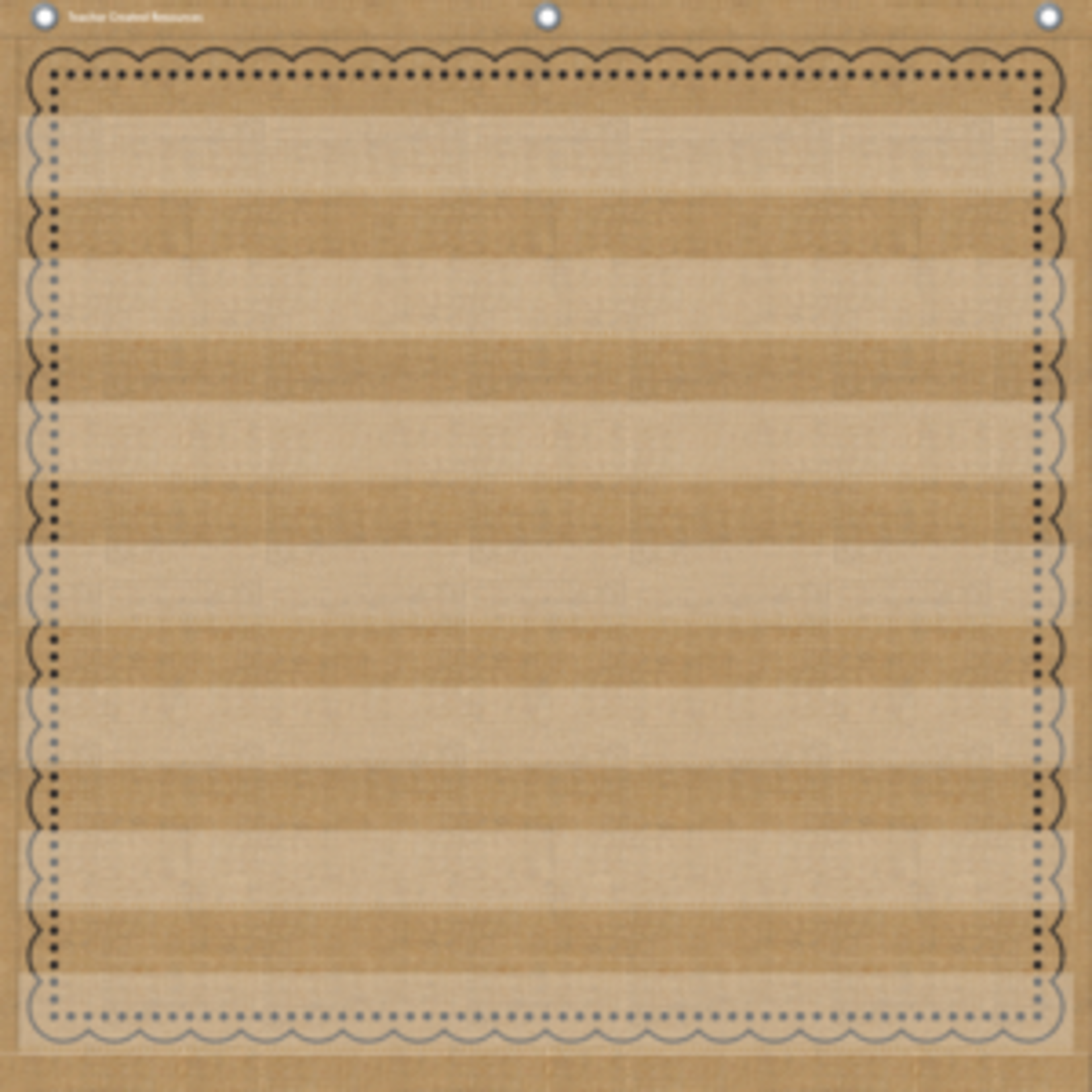 Teacher Created Resources Burlap 7 Pocket Chart [TCR20837]