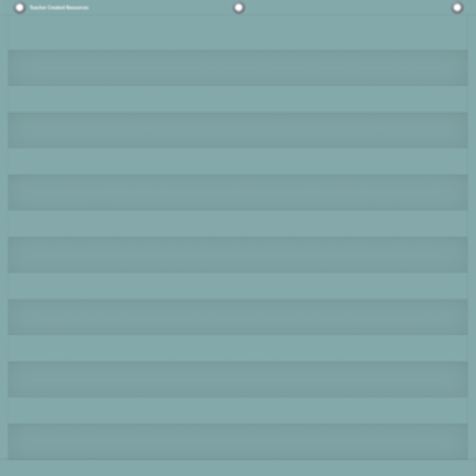Teacher Created Resources Calming Blue 7 Pocket Chart [TCR20101]