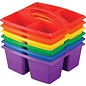 REALLY GOOD STUFF Four Equal Compartment Caddy - Purple 1 Piece