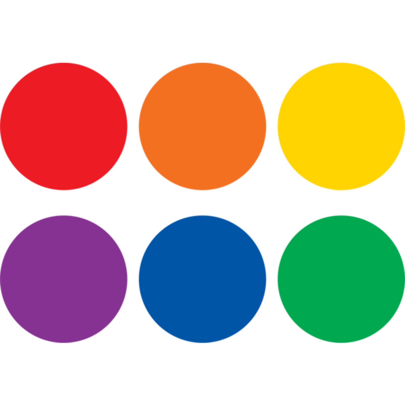 Teacher Created Resources Spot On Carpet Markers Colorful Circles - 4" [TCR77048]