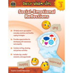 Teacher Created Resources Daily Warm-Ups: Social-Emotional Reflections Gr 3 [TCR9098]