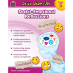 Teacher Created Resources Daily Warm-Ups: Social-Emotional Reflections Gr 5 [TCR9100]