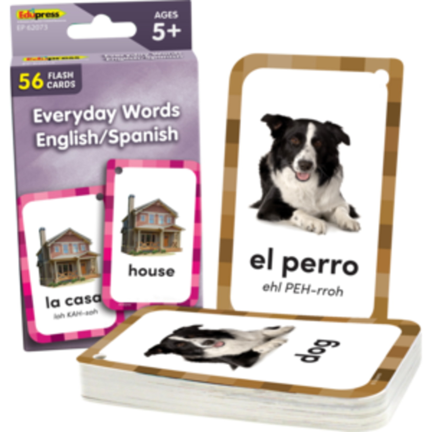 Teacher Created Resources Everyday Words English/Spanish Flash Cards [TCR62073]
