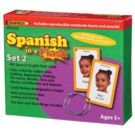 Teacher Created Resources Spanish in a Flash Cards Set 2