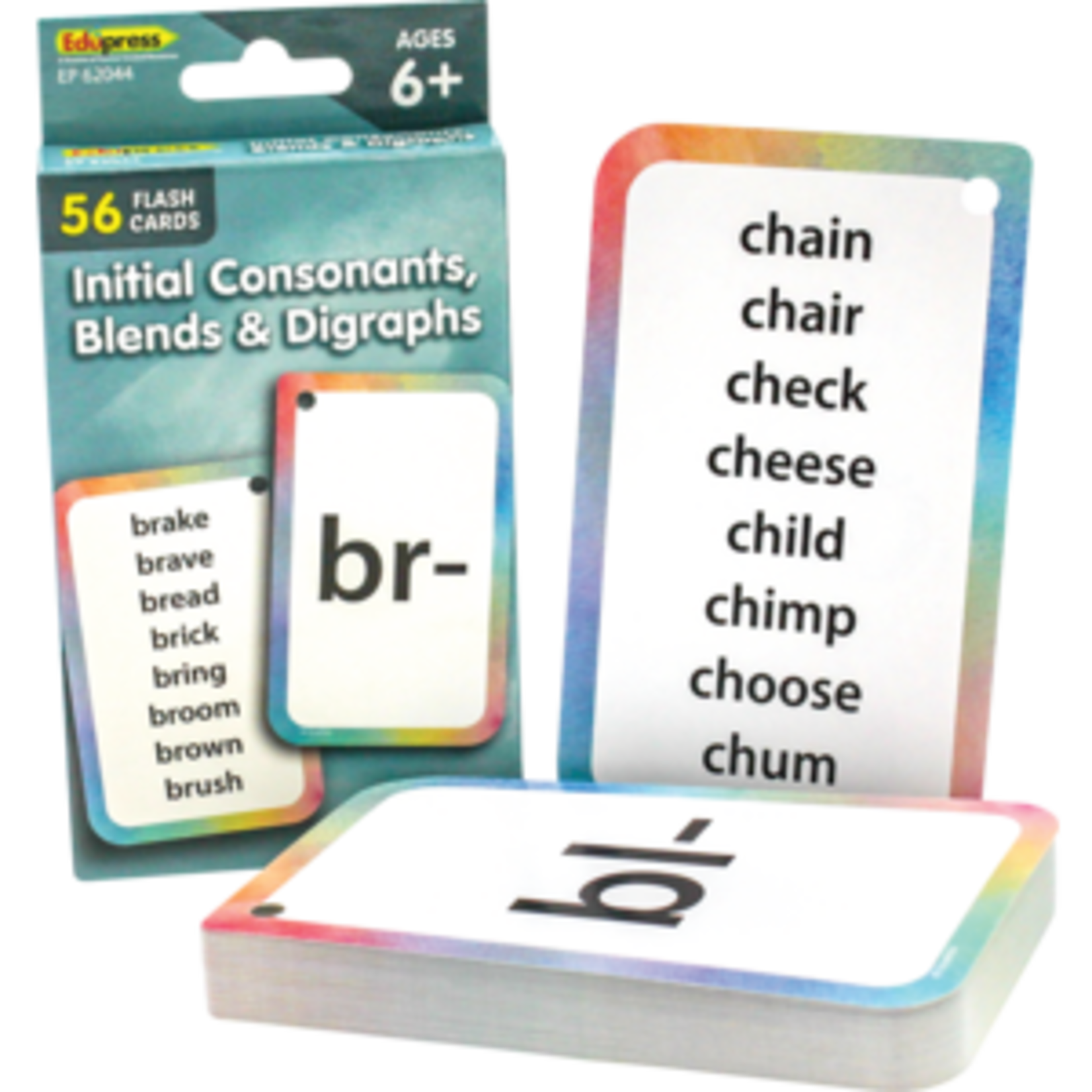 Teacher Created Resources Initial Consonants, Blends & Digraphs Flash Cards [TCR62044]