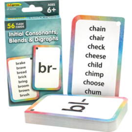 Teacher Created Resources Initial Consonants, Blends & Digraphs Flash Cards