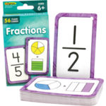 Teacher Created Resources Fractions Flash Cards [TCR62053]