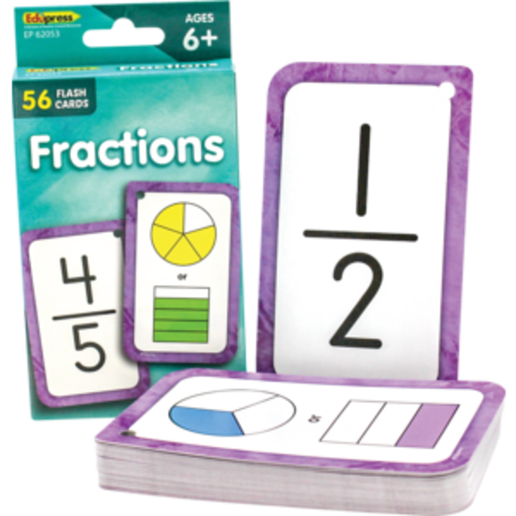 Teacher Created Resources Fractions Flash Cards [TCR62053]