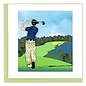QUILLING CARDS, INC Quilled Golfer Card