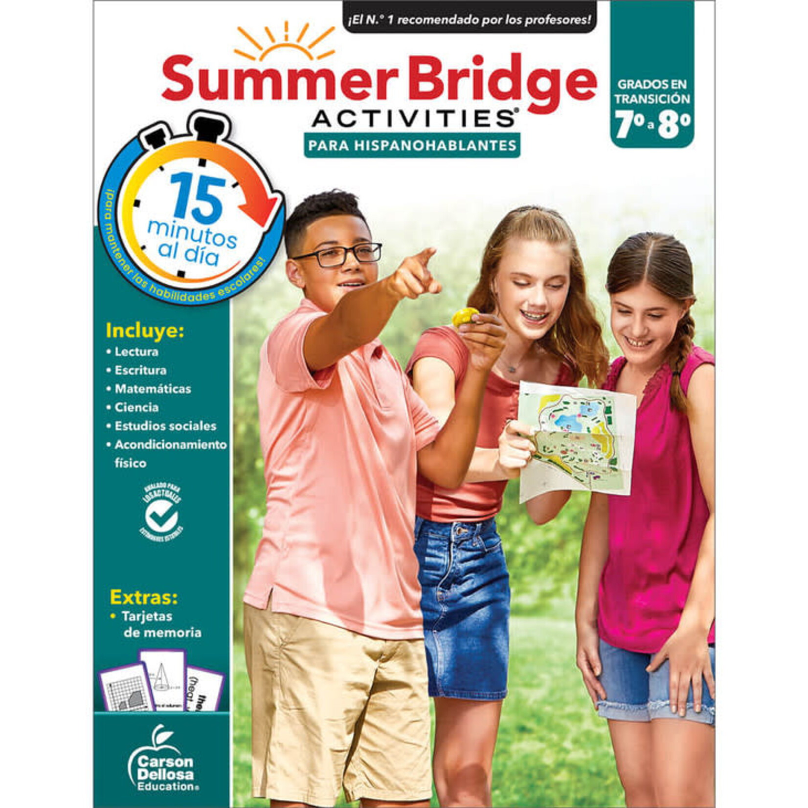 Carson-Dellosa Publishing Group Summer Bridge Activities Spanish 7-8 Workbook Grade 7-8 Paperback [705440]