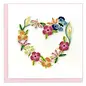QUILLING CARDS, INC Quilled Floral Heart Wreath Greeting Card