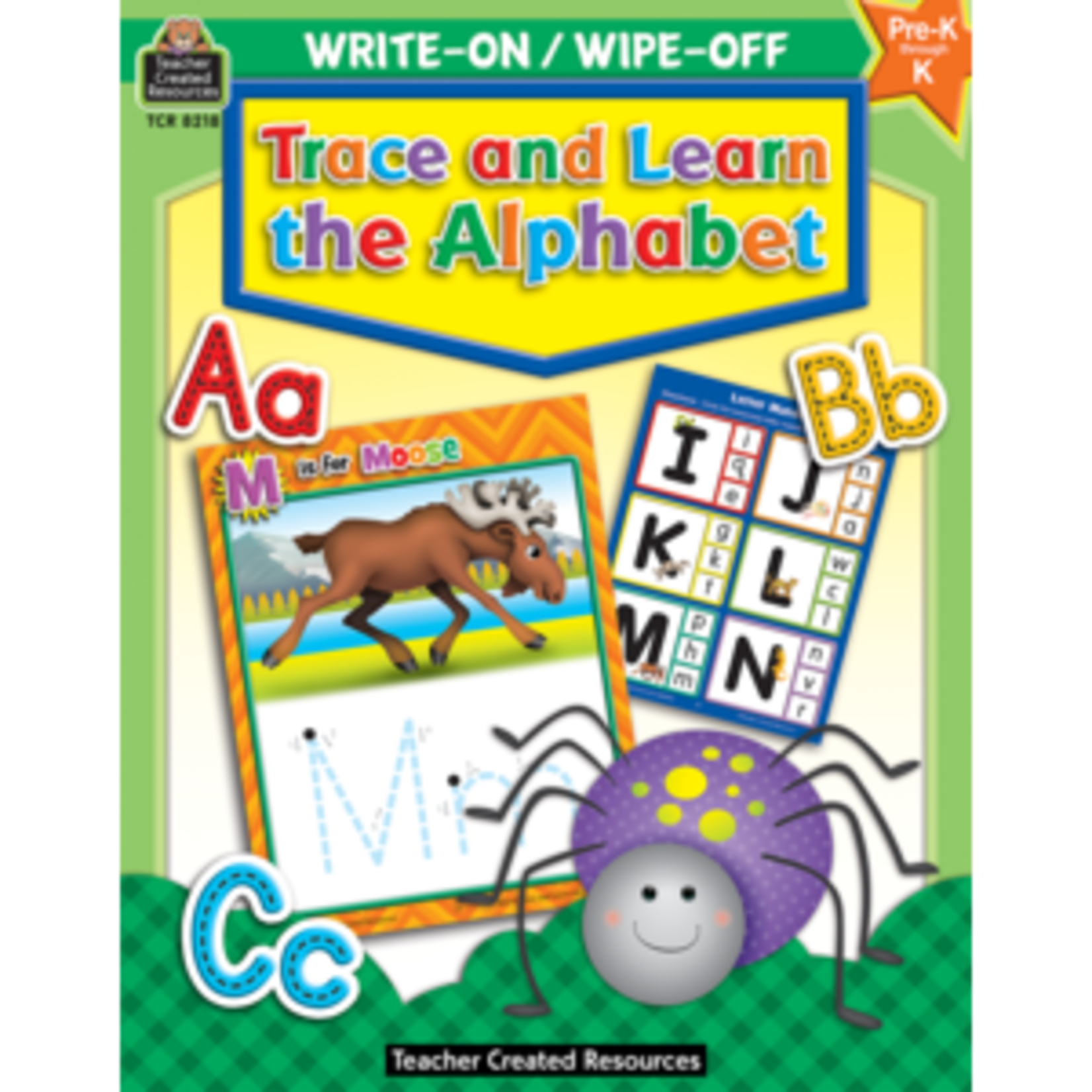 Teacher Created Resources Trace and Learn the Alphabet Write-On/Wipe-Off [TCR8218]