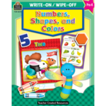 Teacher Created Resources Write-On/Wipe-Off Book: Numbers, Shapes and Colors [TCR8214]