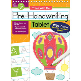 Carson-Dellosa Publishing Group Trace with Me: Pre-Handwriting Tablet Activity Pad Grade PK-2 Spiral