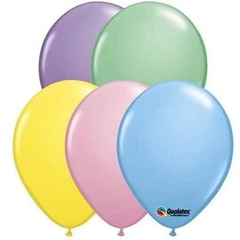Qualatex Qualatex Pastel Assortment Latex Balloons Bag of 100