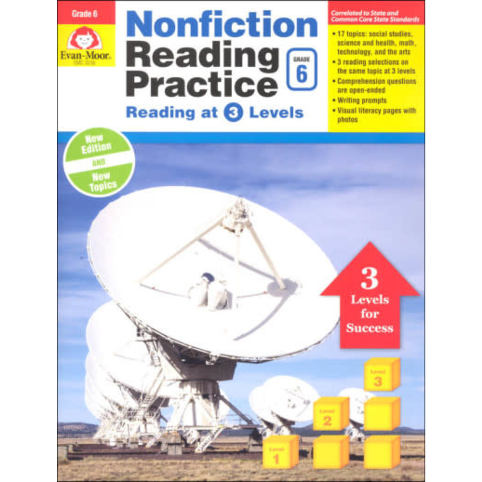 Evan-Moor NONFICTION READING PRACTICE, GRADE 6 [EMC3236]