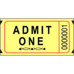 MAYFLOWER DISTRIBUTING Single Ticket Roll 2000 Tickets Yellow [101-Y]