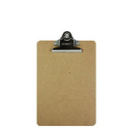 BAZIC BAZIC Memo Size Hardboard Clipboard w/ Sturdy Spring Clip [1802]