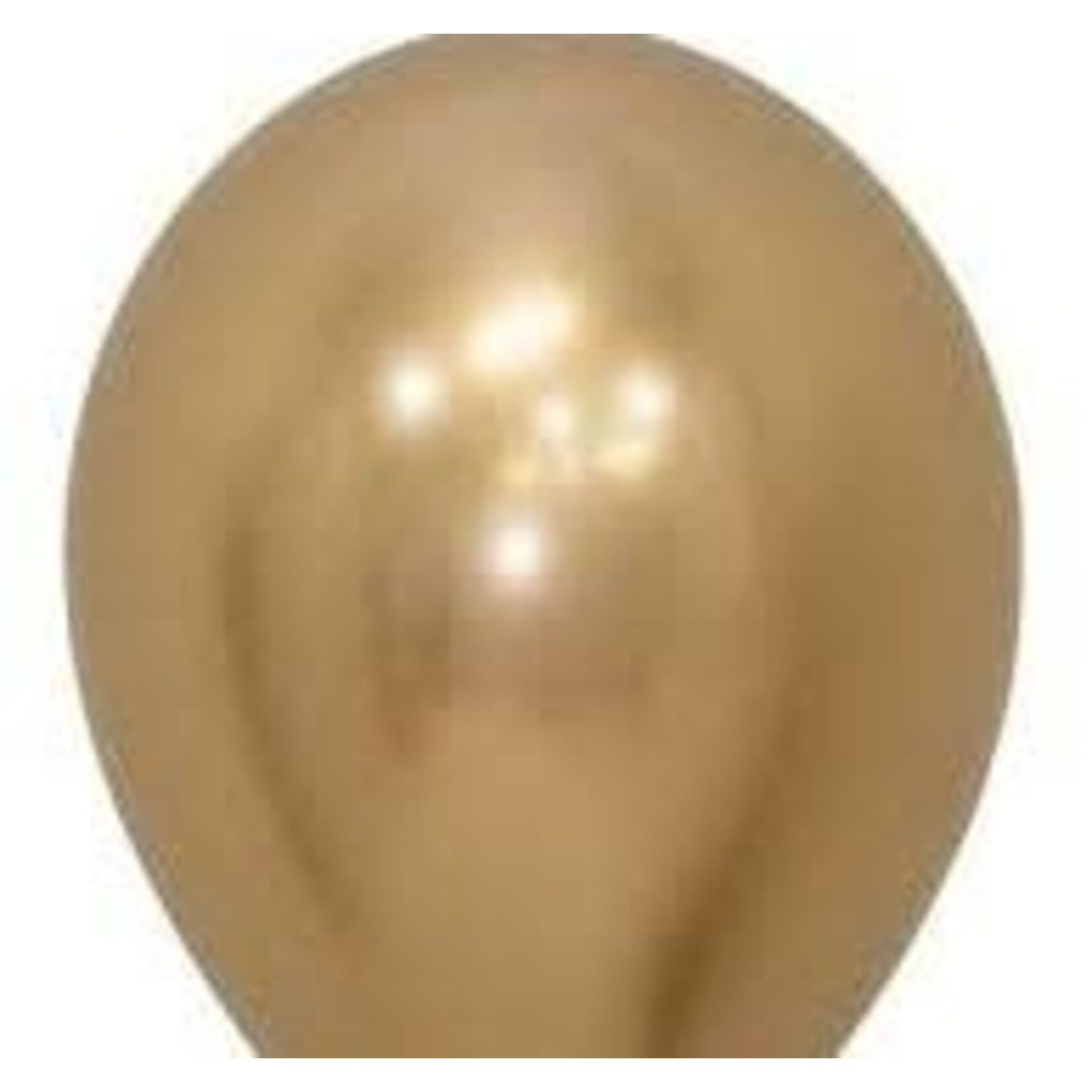 Sempertex Sempertex 11 Inch Reflex Gold Latex Balloons Bag of 50 [53148]