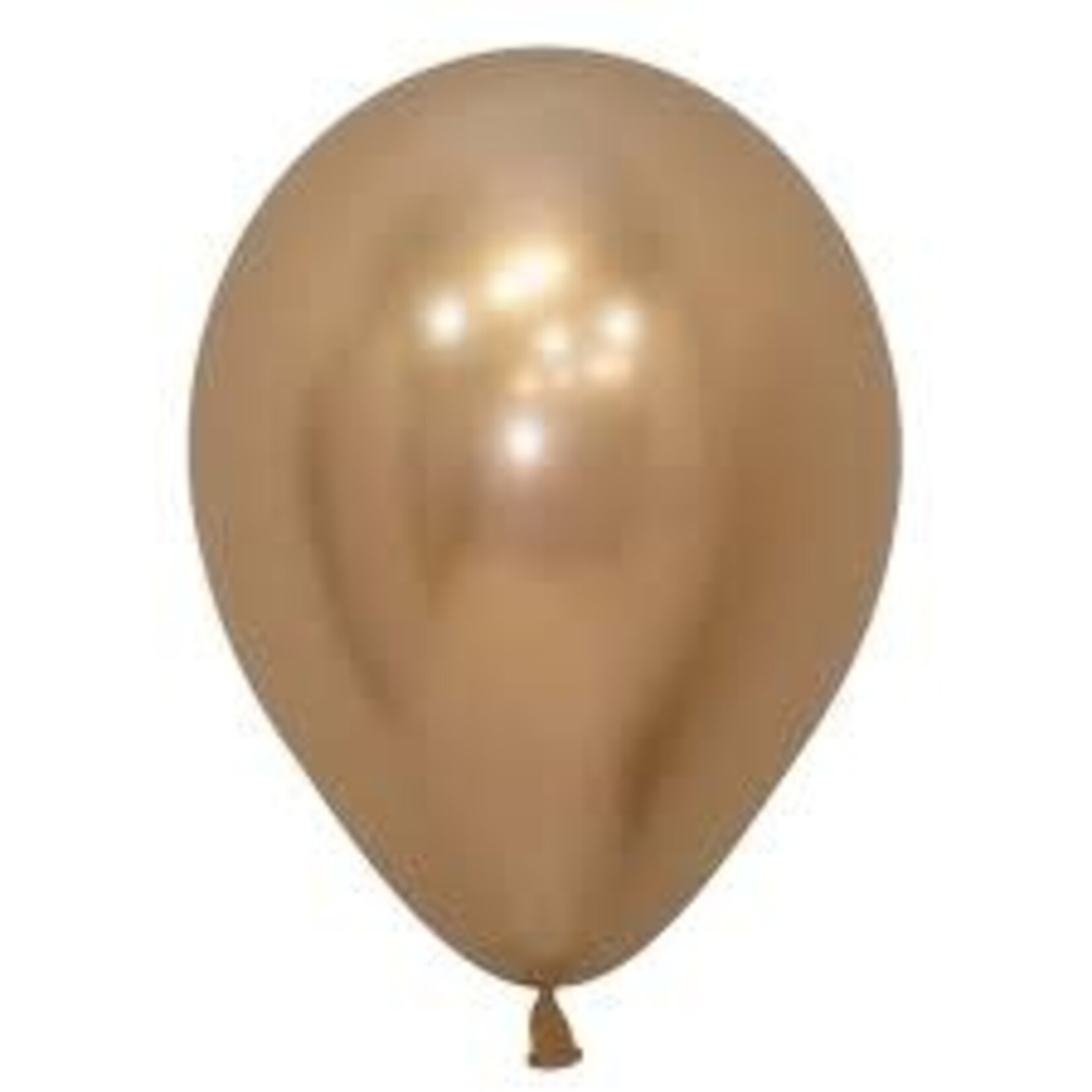 Sempertex Sempertex 11 Inch Reflex Gold Latex Balloons Bag of 50 [53148]