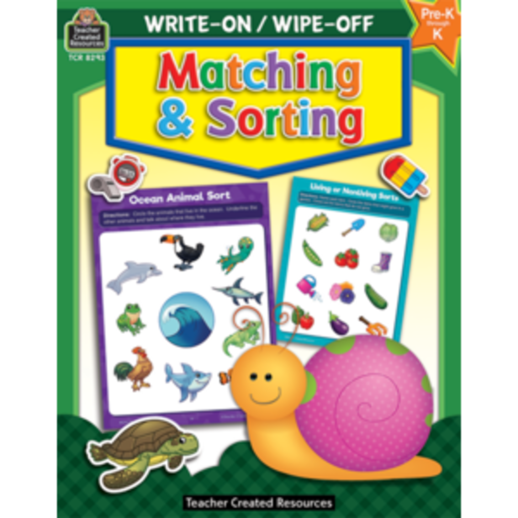 Teacher Created Resources Matching and Sorting Write-On Wipe-Off Book [TCR8293]