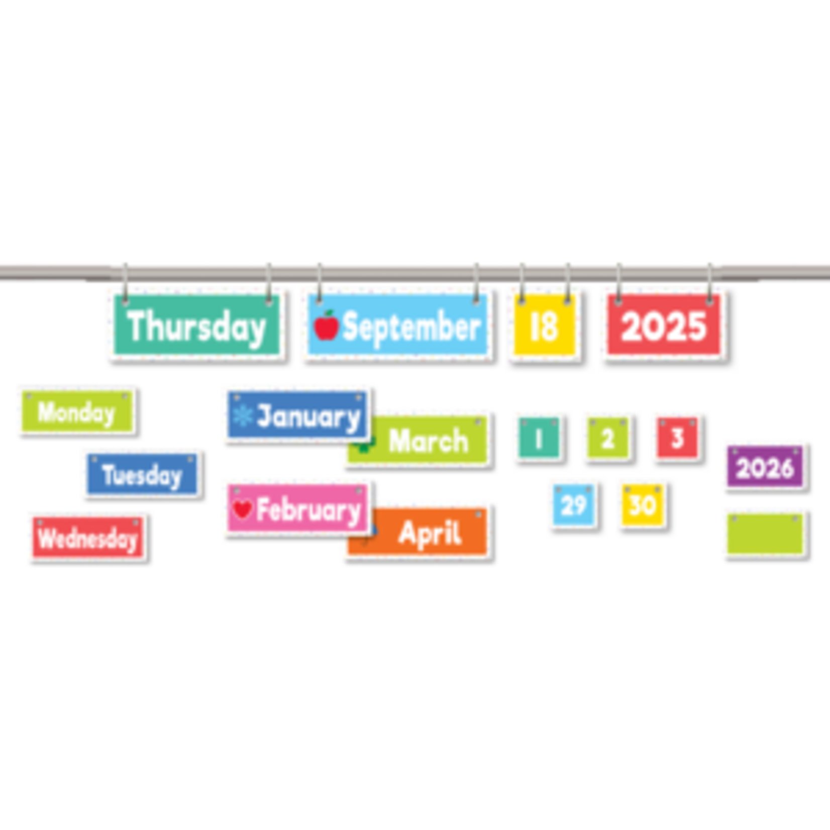 Teacher Created Resources Colorful Flip Calendar [TCR6811]