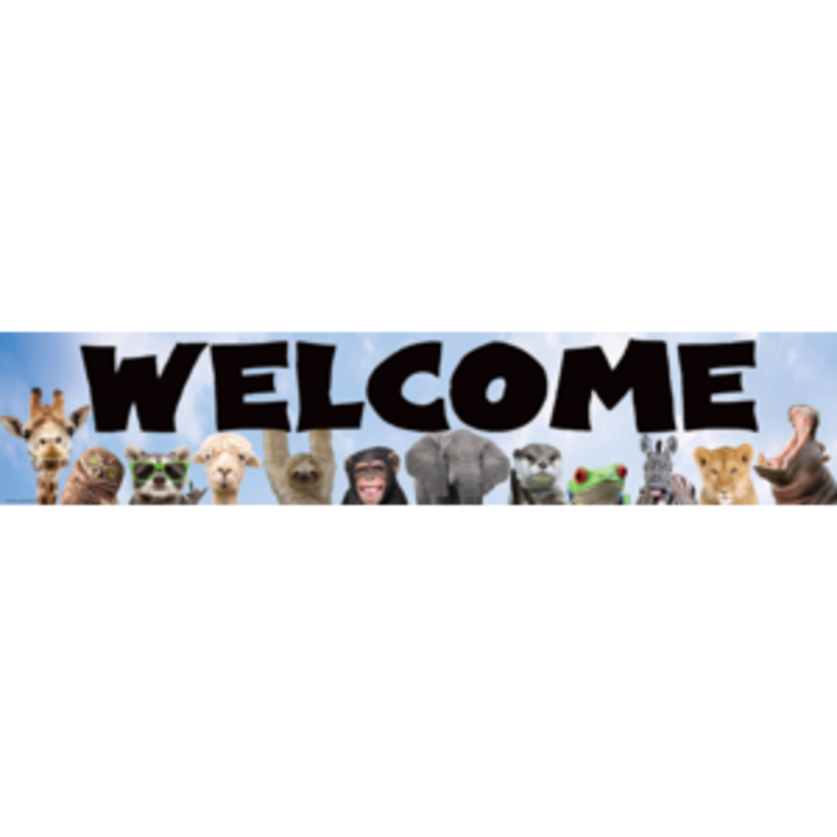 Teacher Created Resources Go Wild Animals Welcome Banner [TCR6836]