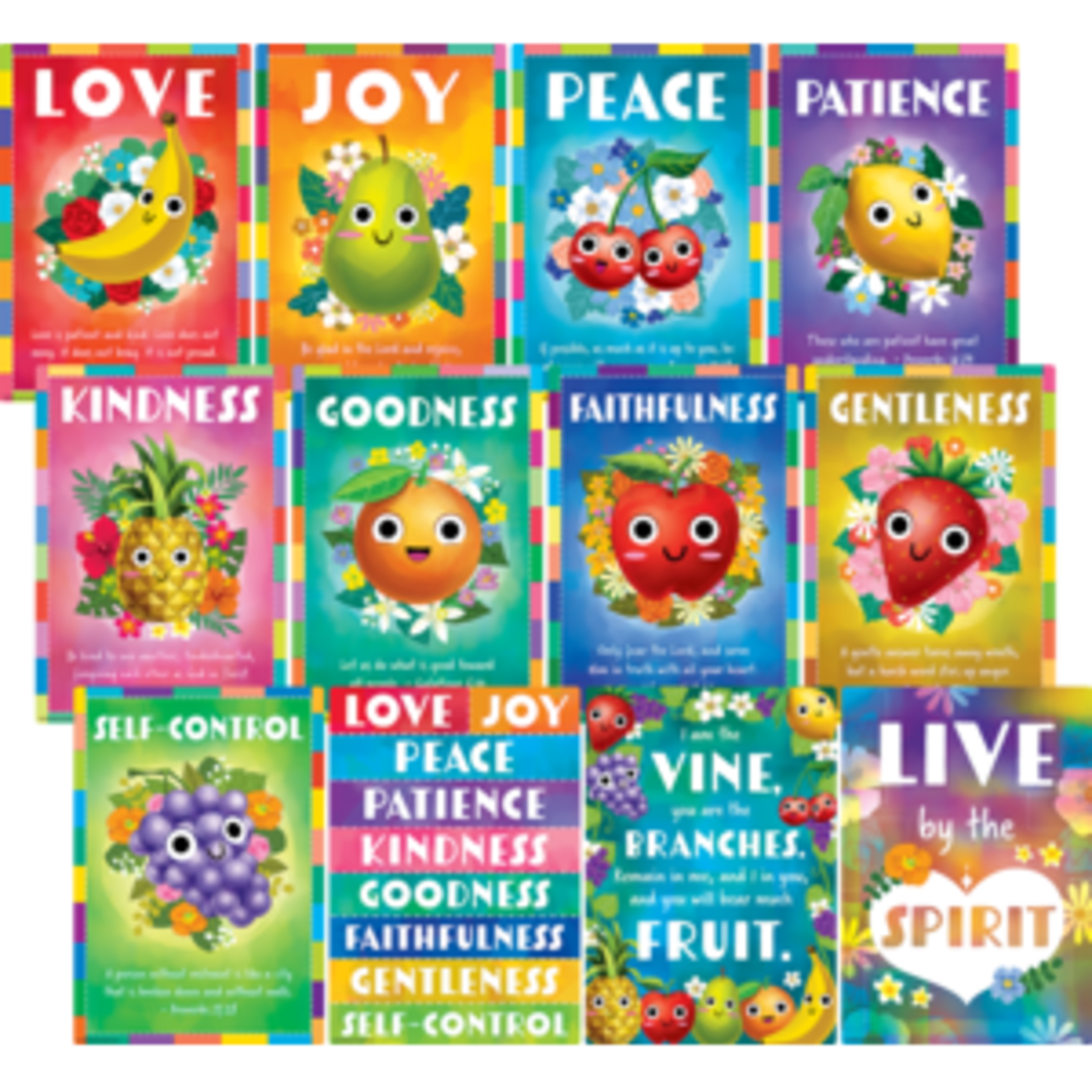 Teacher Created Resources Fruit of the Spirit Small Poster Pack [TCR7071]
