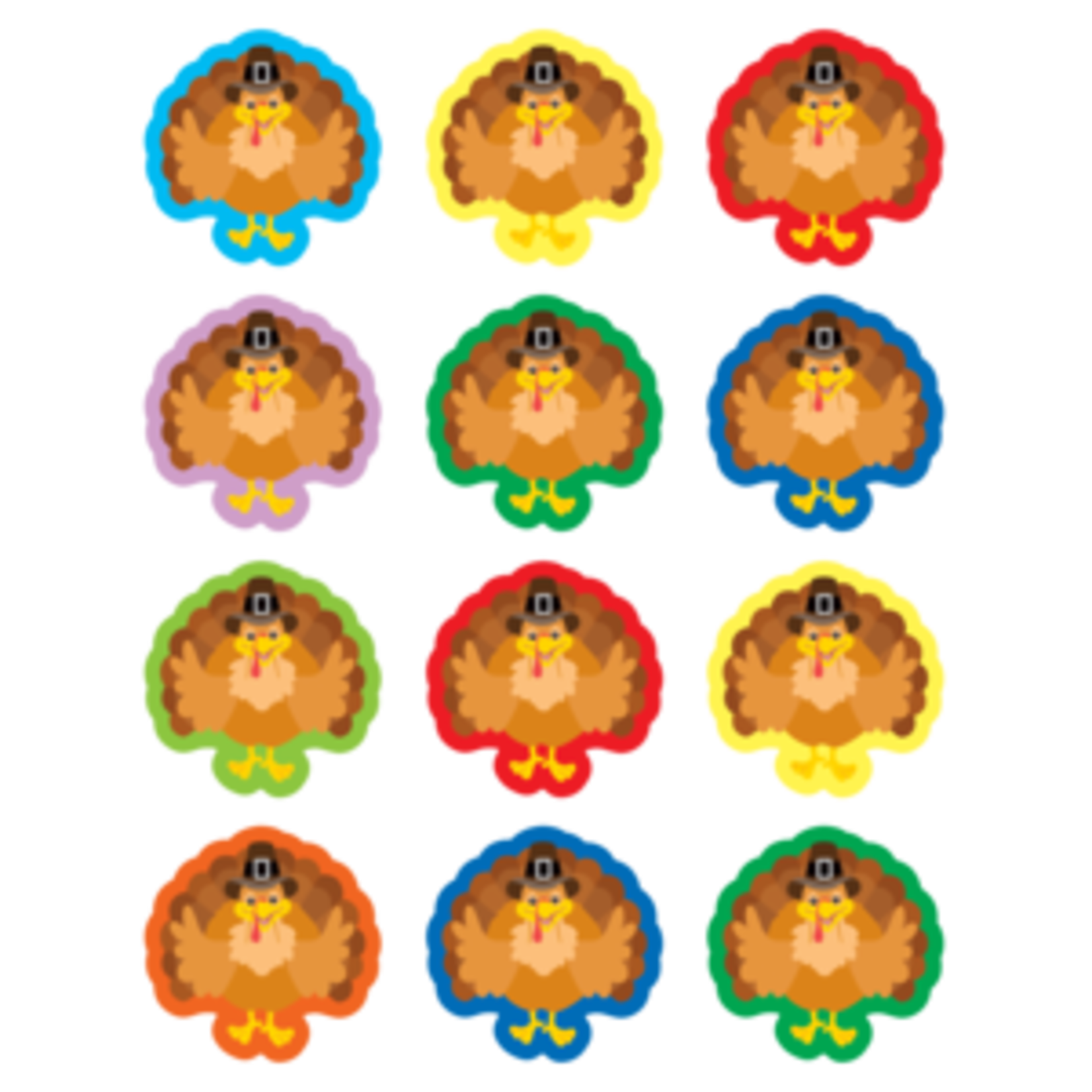 Teacher Created Resources Turkeys Stickers [TCR6943]