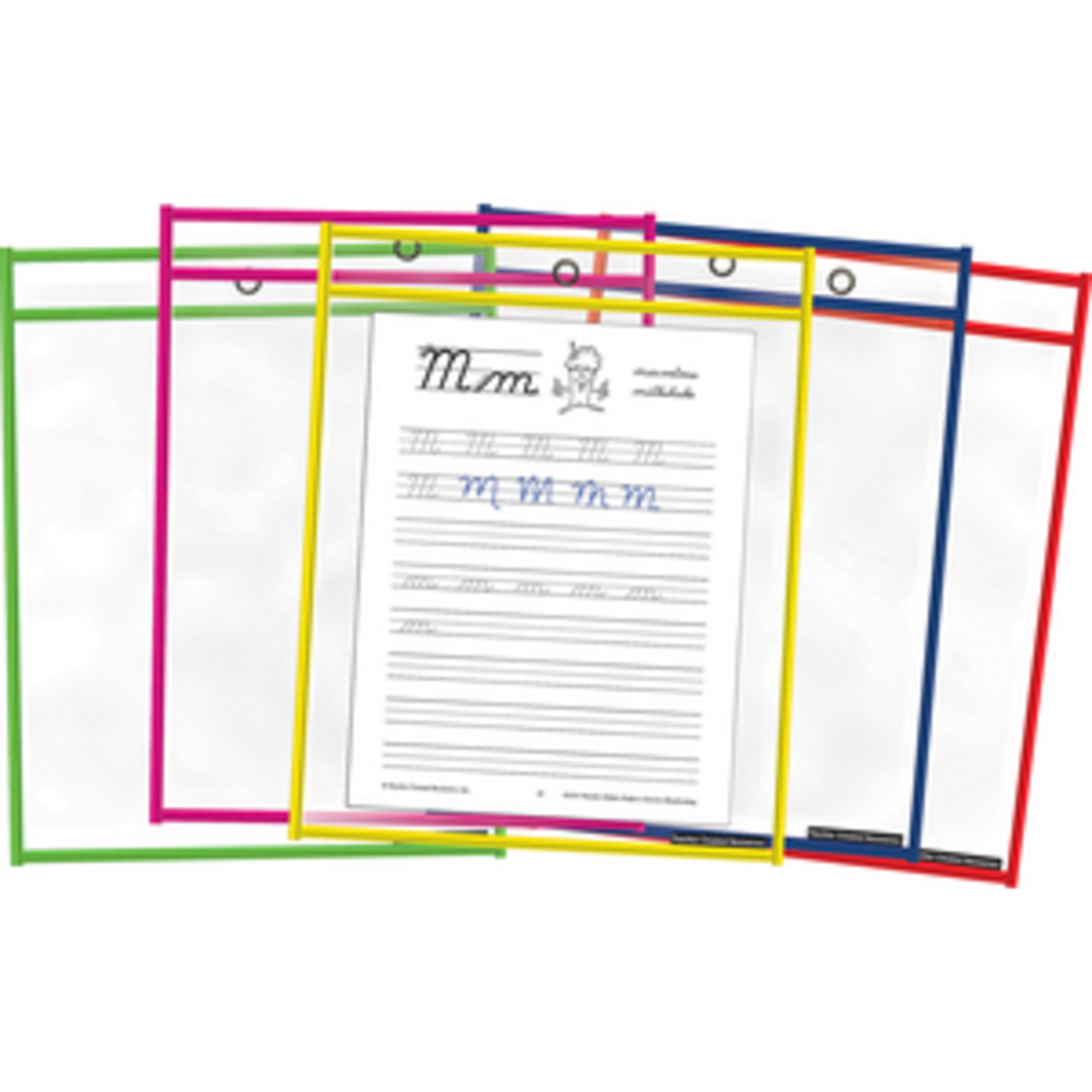 Teacher Created Resources Colorful Dry-Erase Pockets - 10 pack [TCR77522]