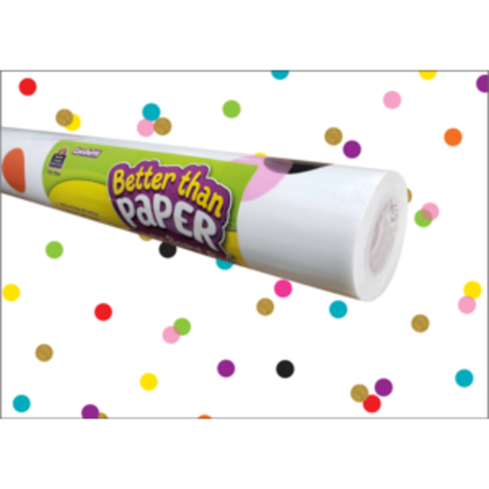 Teacher Created Resources Better Than Paper Bulletin Board Roll -  Confetti [TCR77896]
