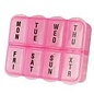 DM Merchandising 7 DAY PLASTIC PILL BOX