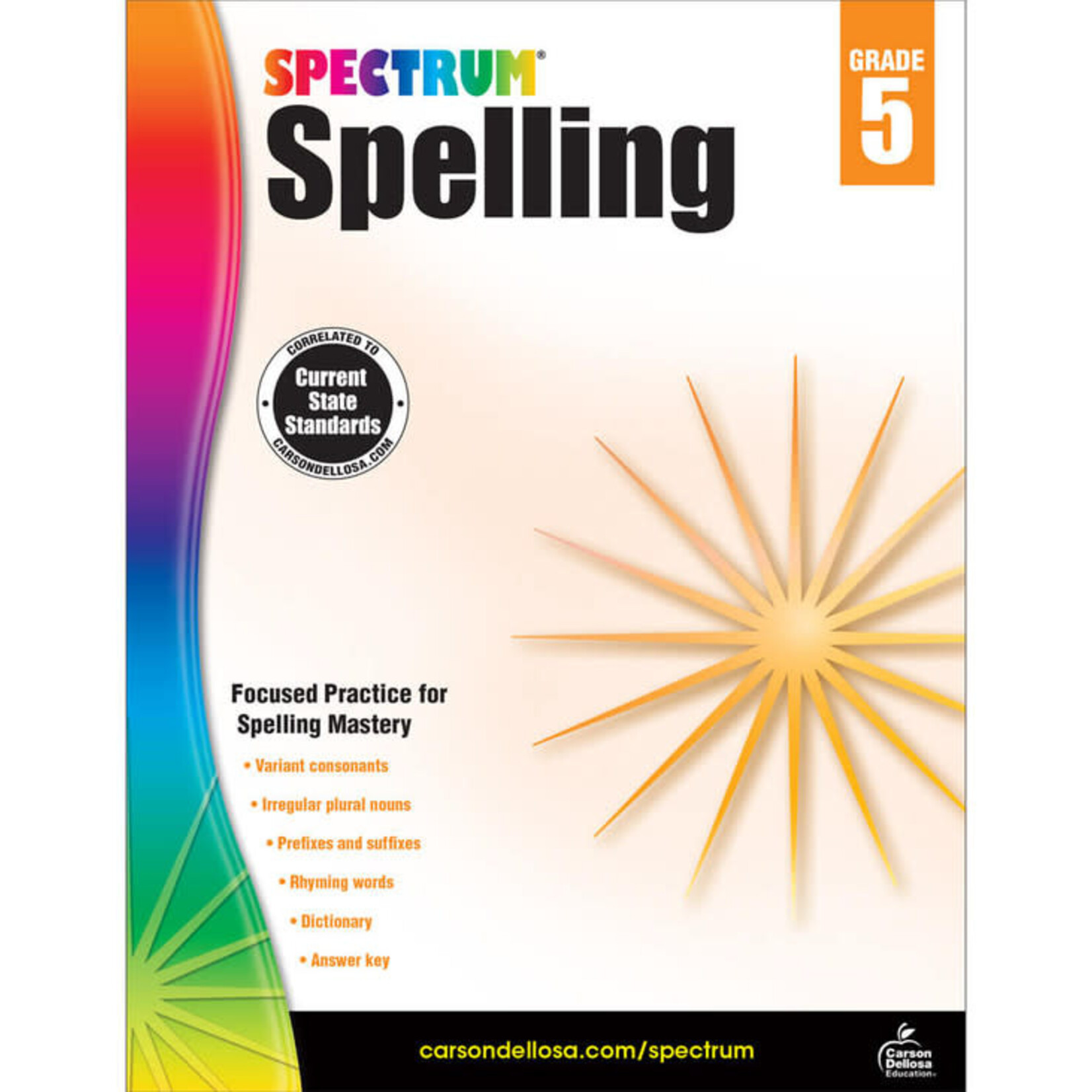 Carson-Dellosa Publishing Group SPECTRUM SPELLING GRADE 5 [CD704601]