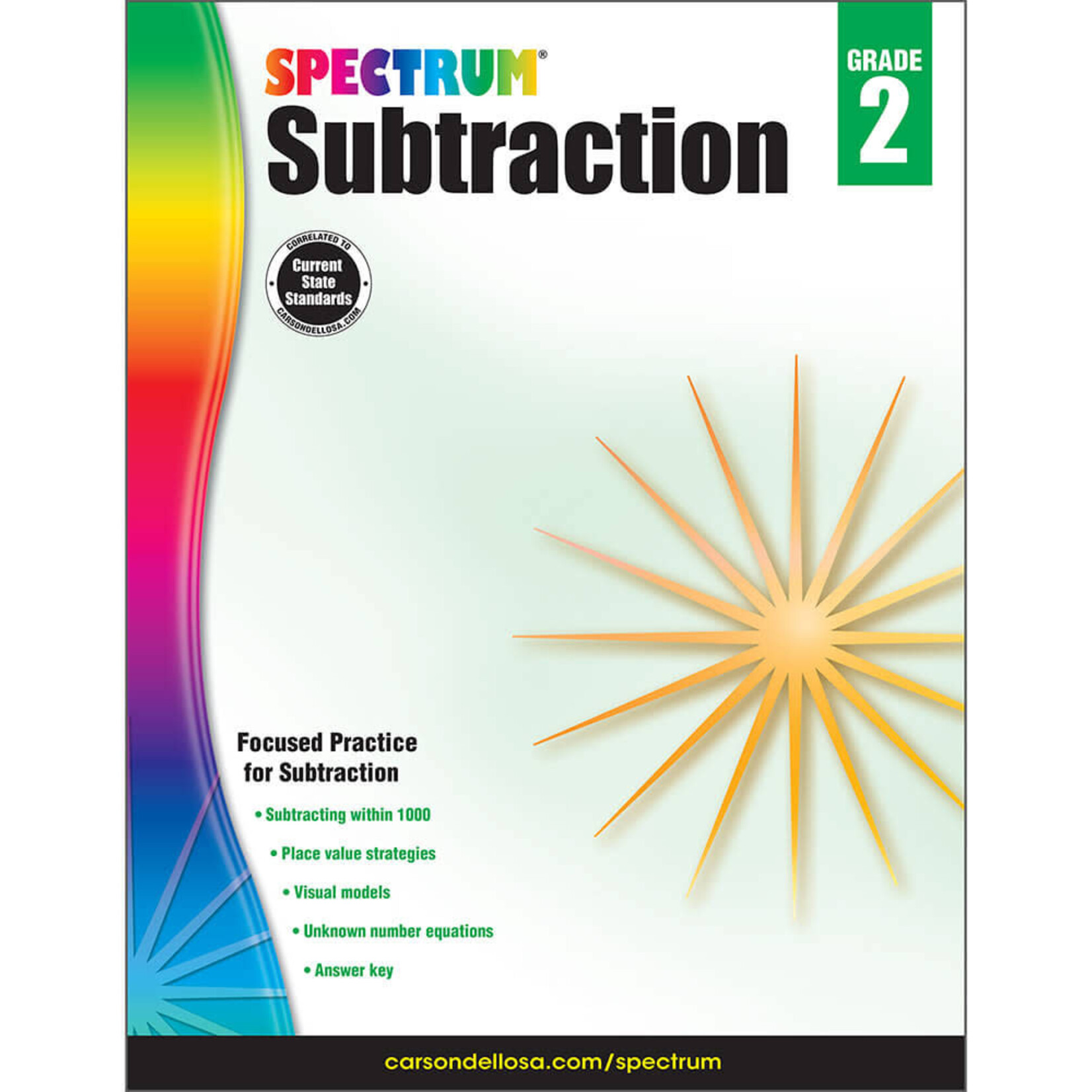 Carson-Dellosa Publishing Group Spectrum Subtraction Workbook Grade 2 Paperback [CD704979]