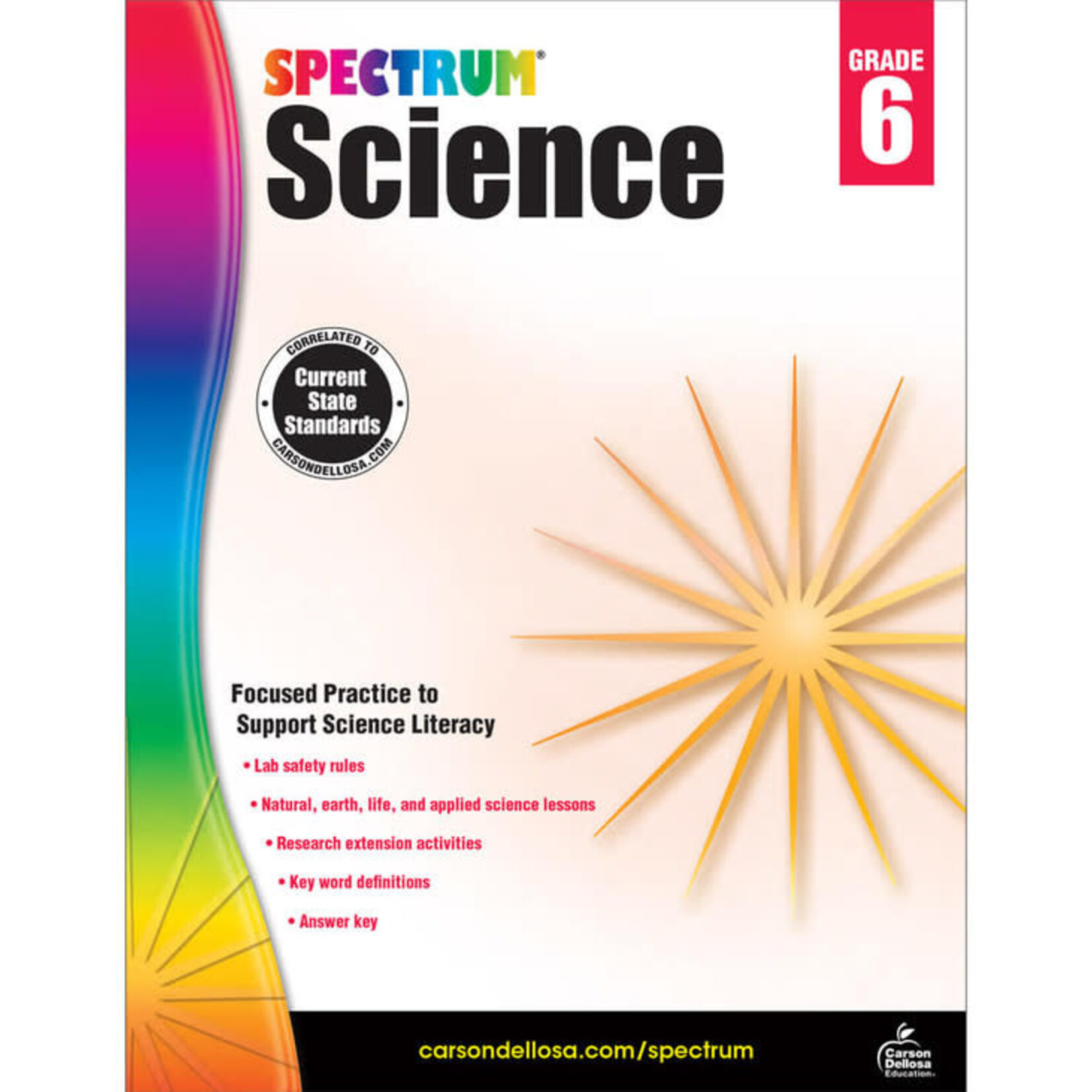 Carson-Dellosa Publishing Group SPECTRUM SCIENCE BOOK GRADE 6 [CD704619]